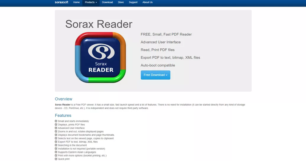Sorax Reader.
